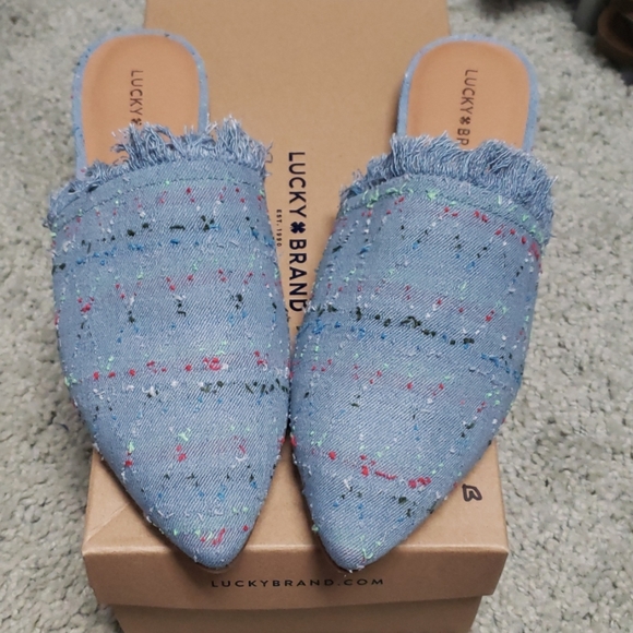 Lucky Brand Shoes - Lucky Brand Denim slip on shoes 8.5